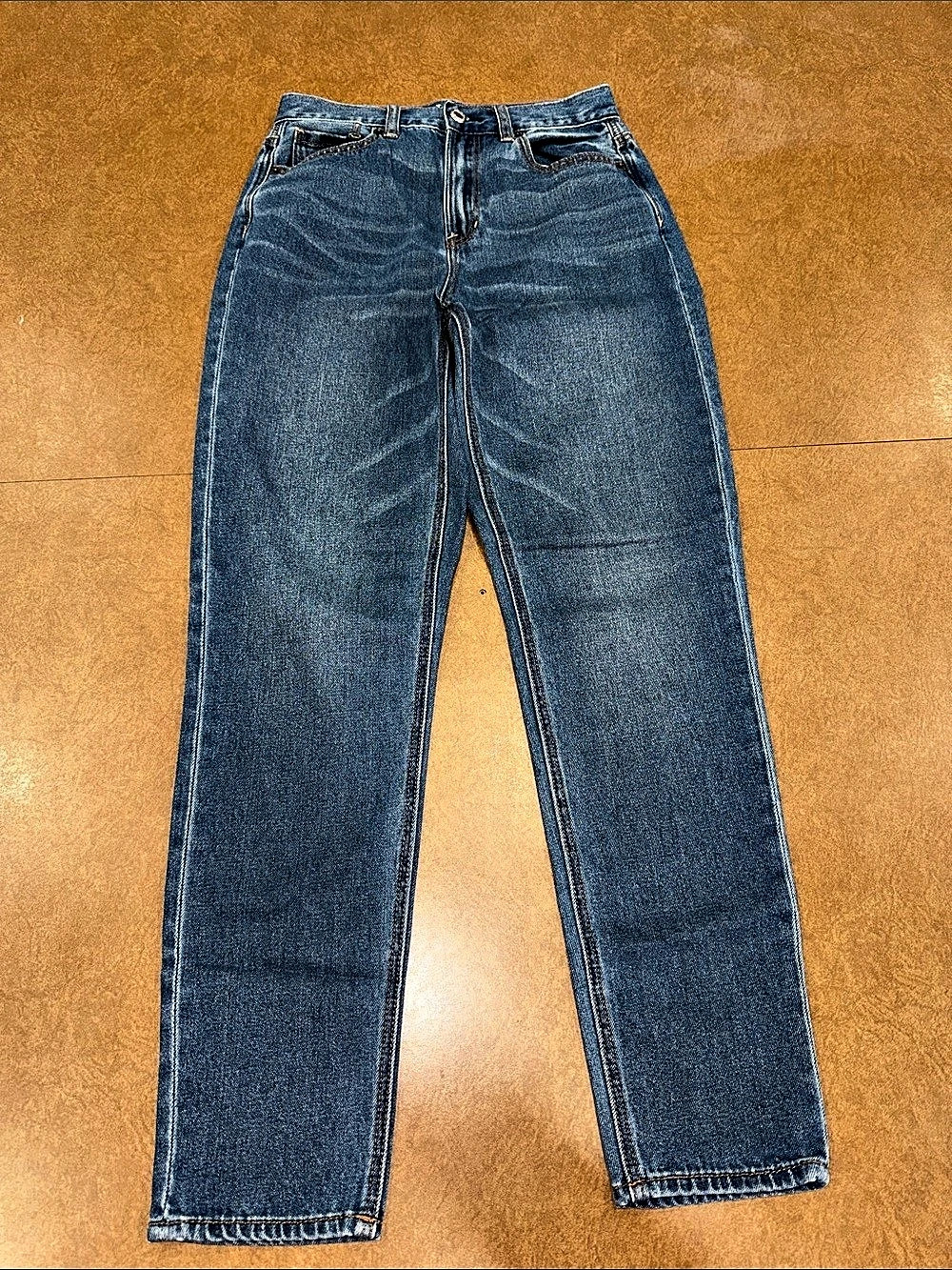 American Eagle Outfitters AE Mom Jean Straight Leg Jeans • Size 0 • See ALL Pics
